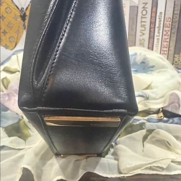 Salvatore Ferragamo Calfskin Gancini Top Handle Bag - Picture 7 of 14